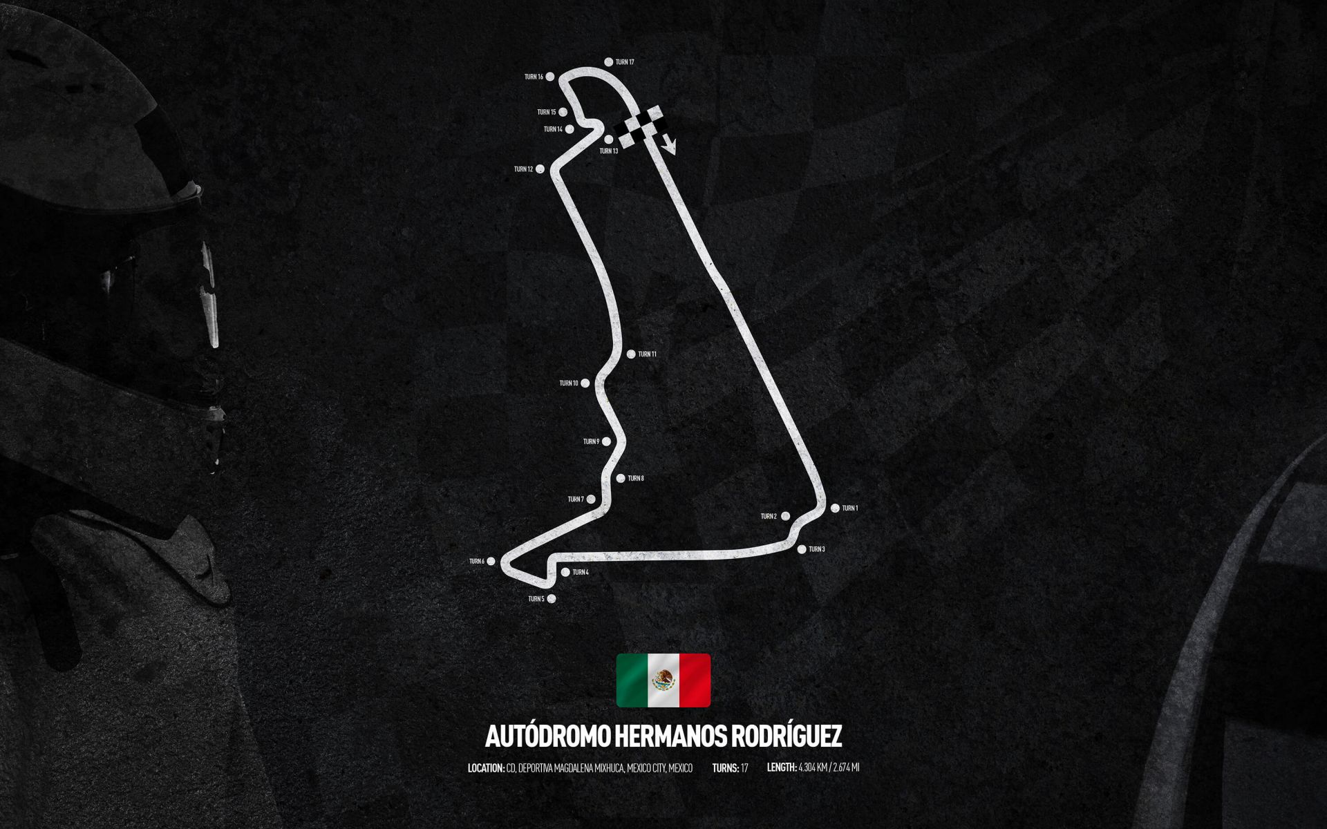 Circuit de Formule 1 - Autodromo Hermanos - Mexique main product photo