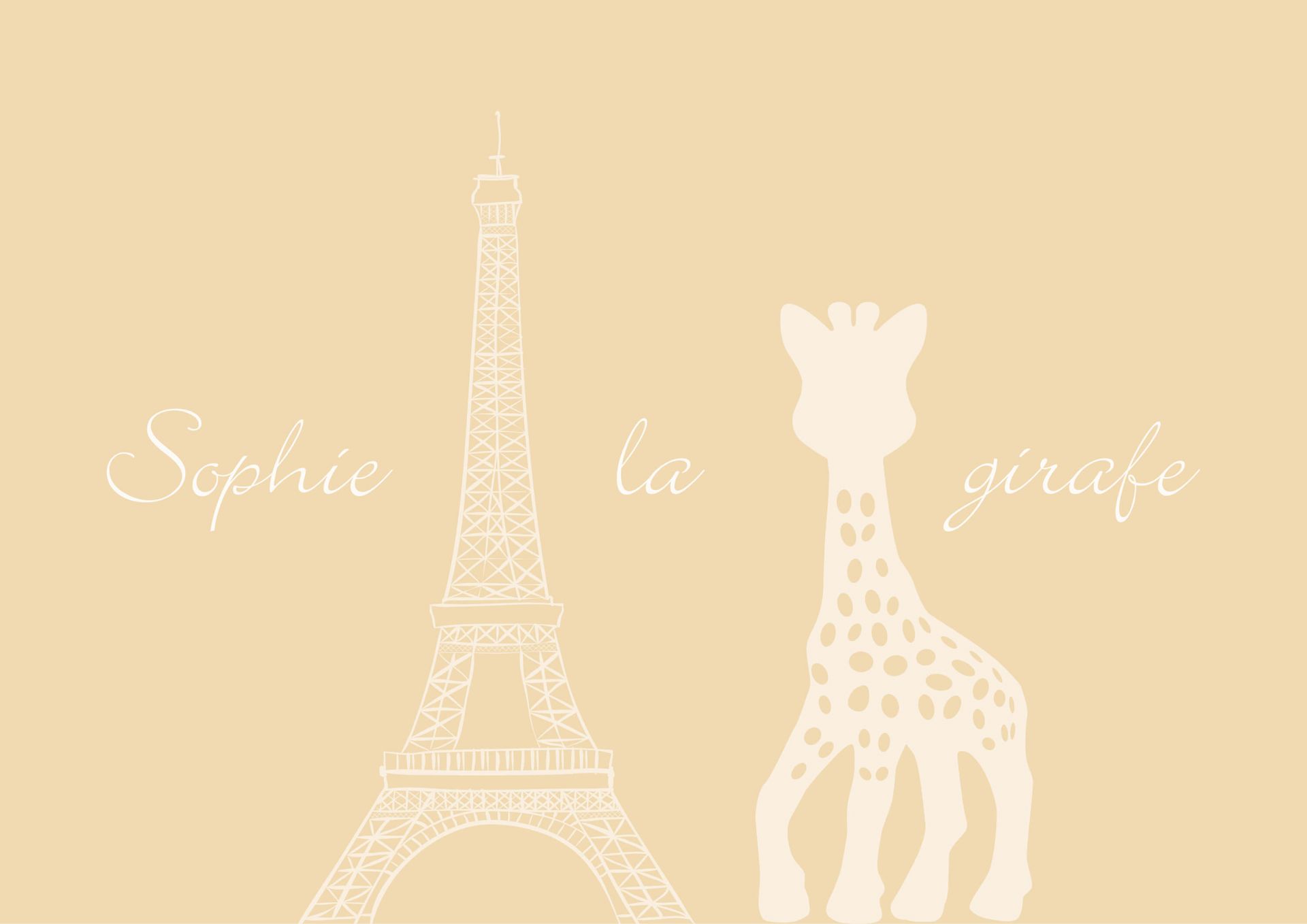 Sophie la girafe® à la Tour Eiffel main product photo