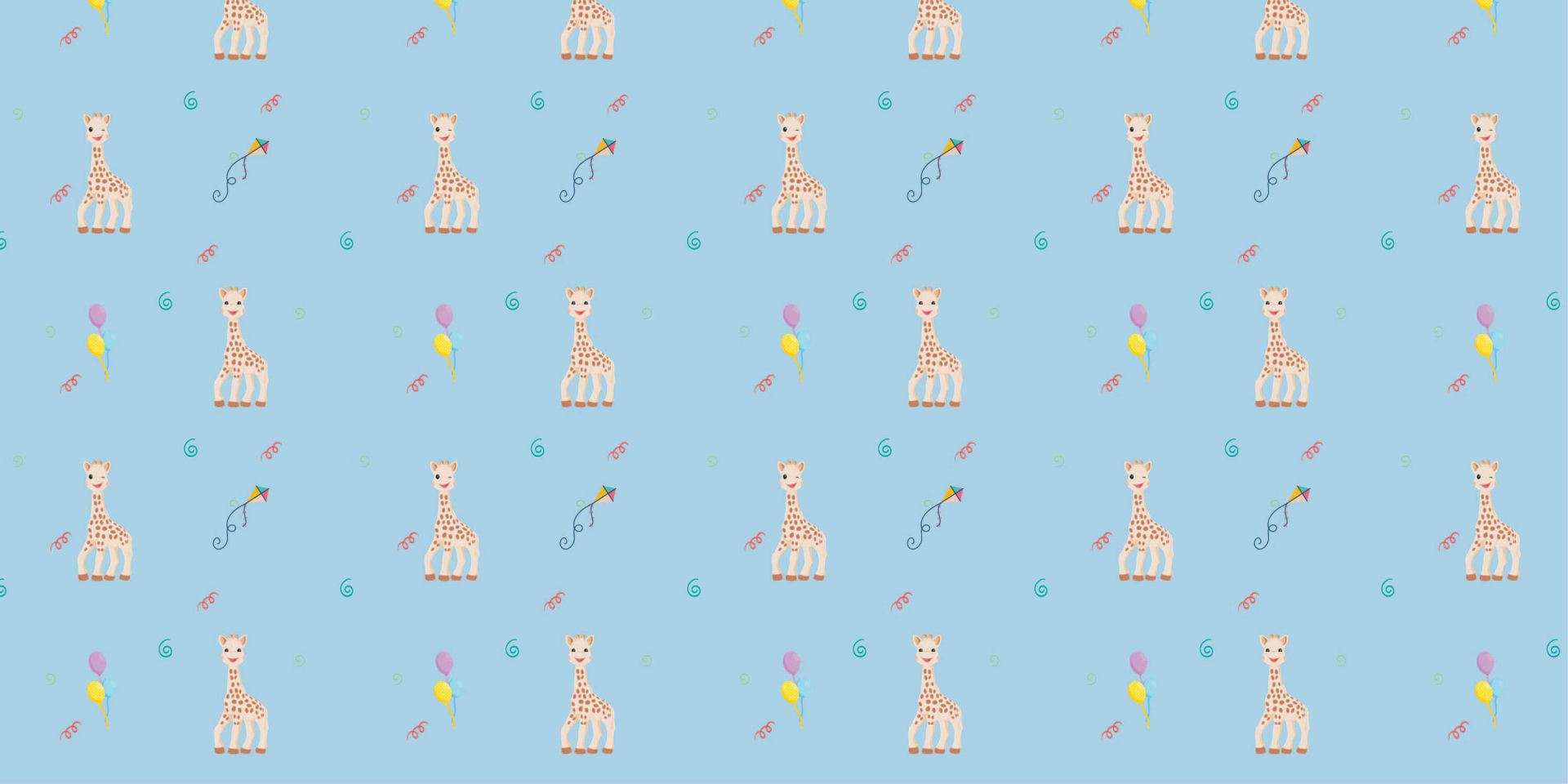 Anniversaire Sophie la girafe® bleu main product photo