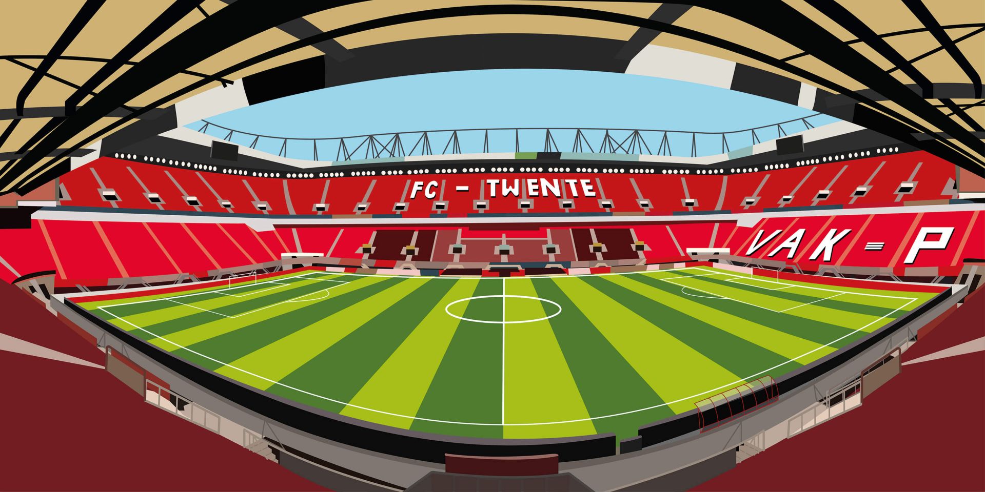 Stadion Grolsch Veste - FC Twente - Enschede main product photo