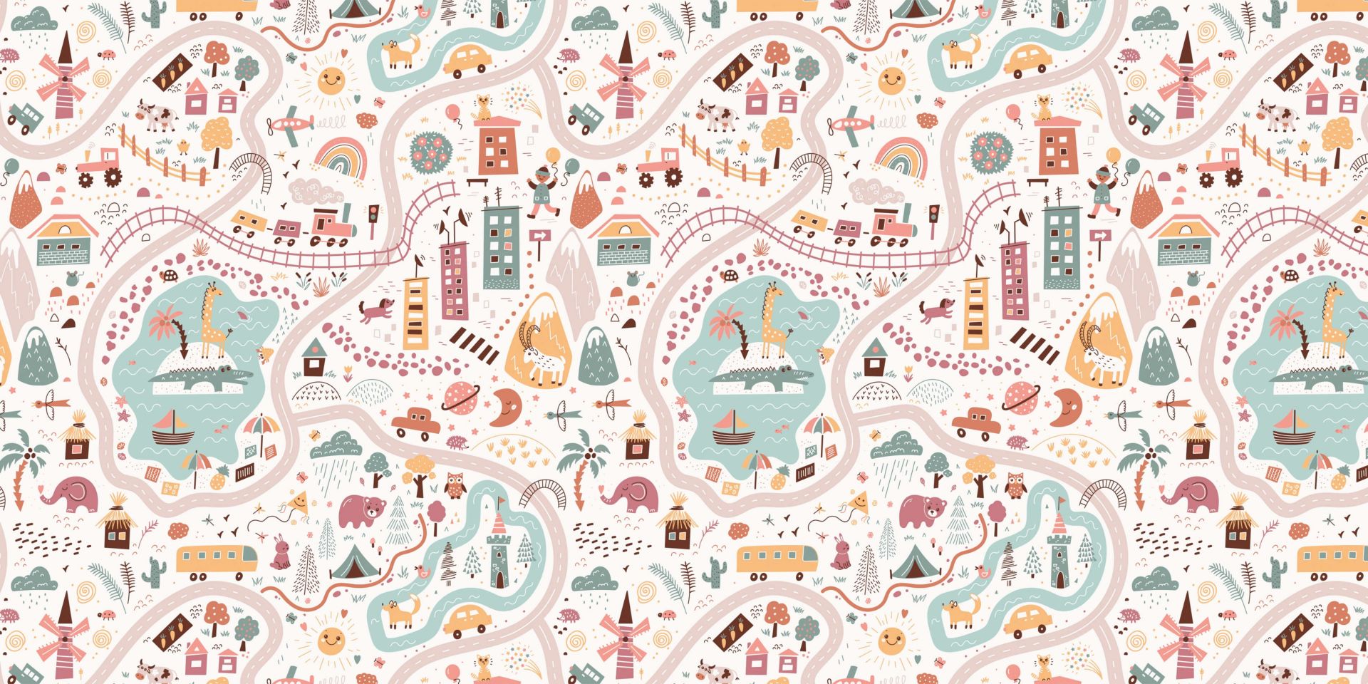 Carte monde enfants