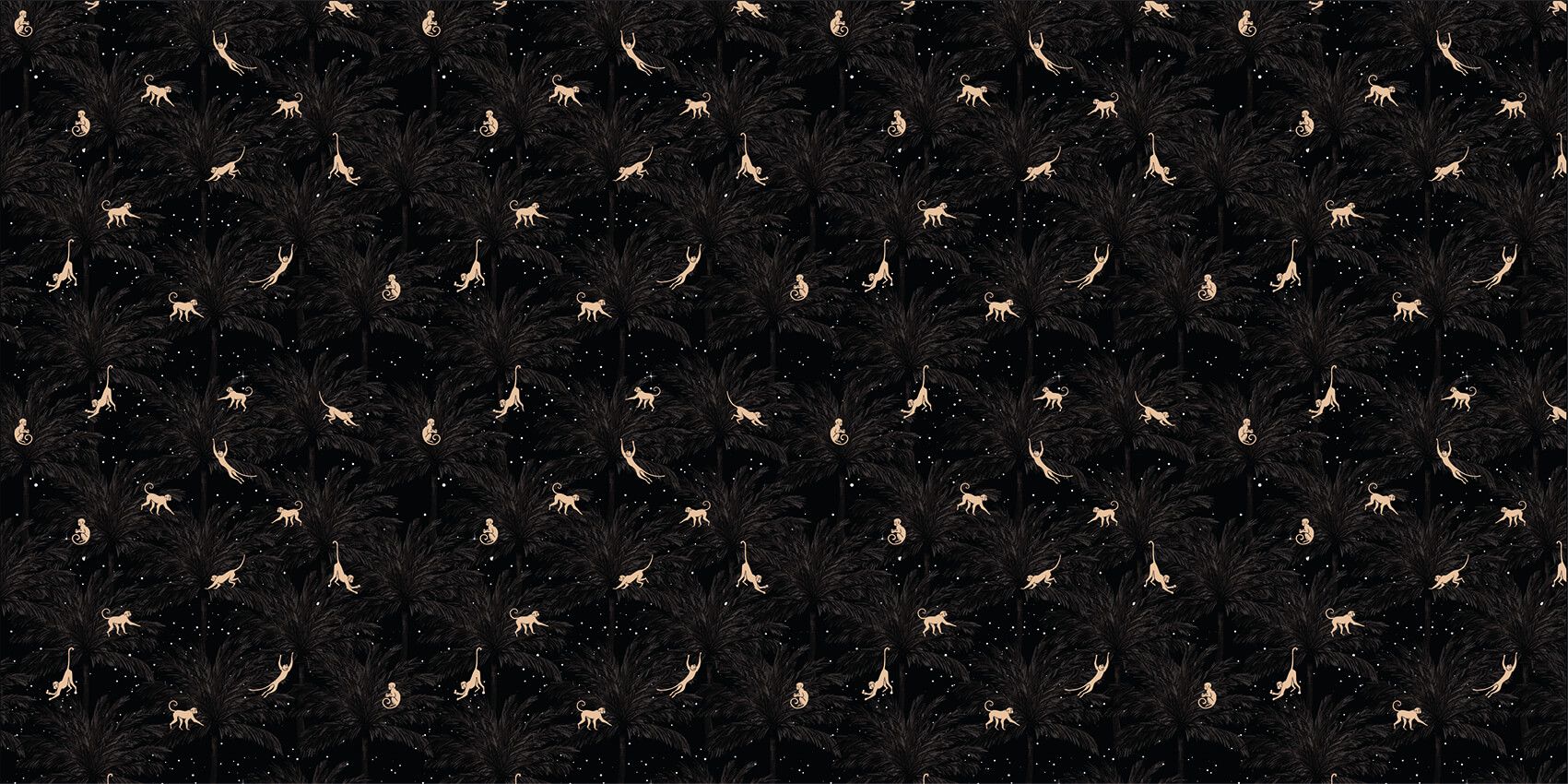 Singes tropicaux - noir