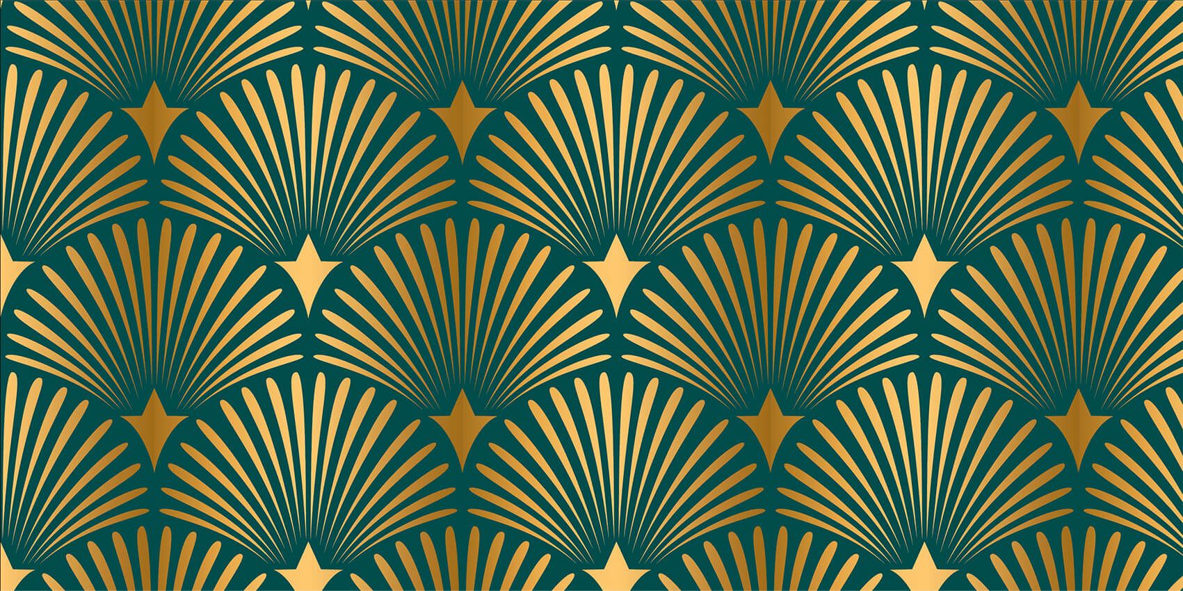 Motif de palmettes