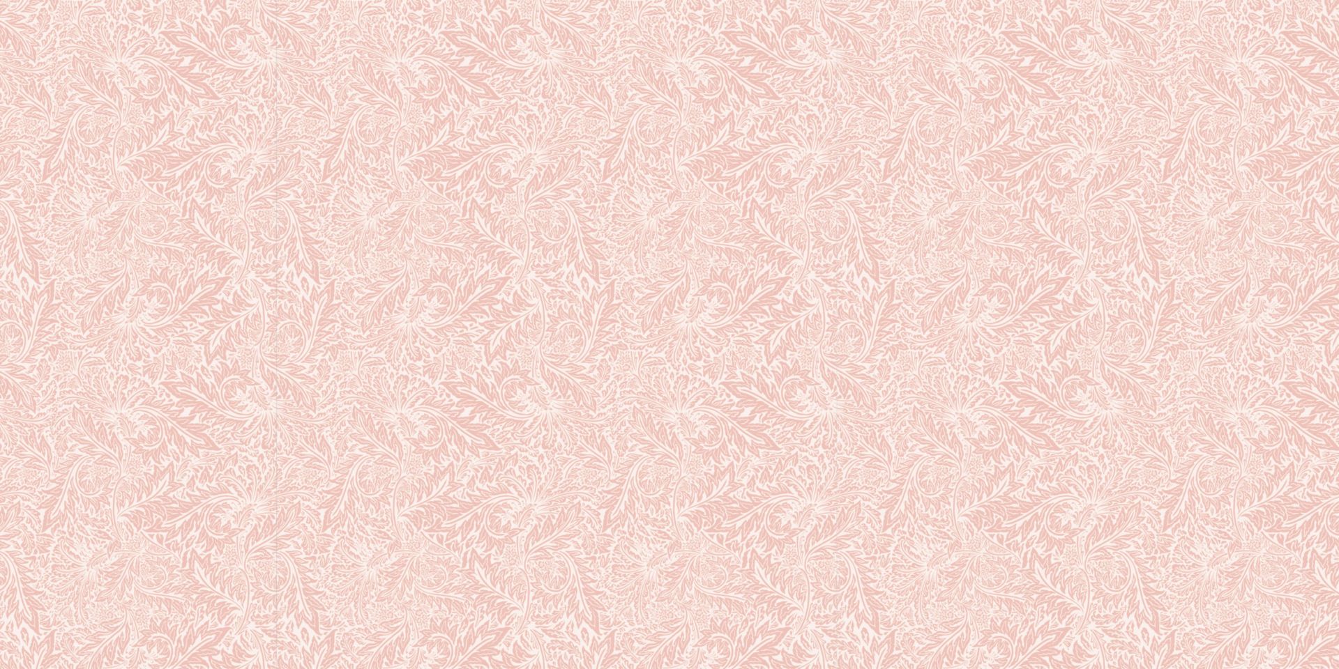 Morris Florals & Leaves - peach fuzz