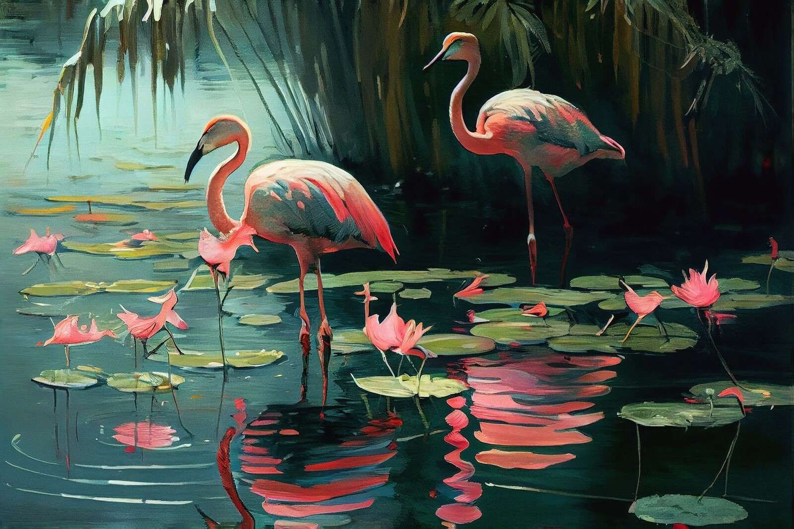 Oasis de Nénuphars Flamant