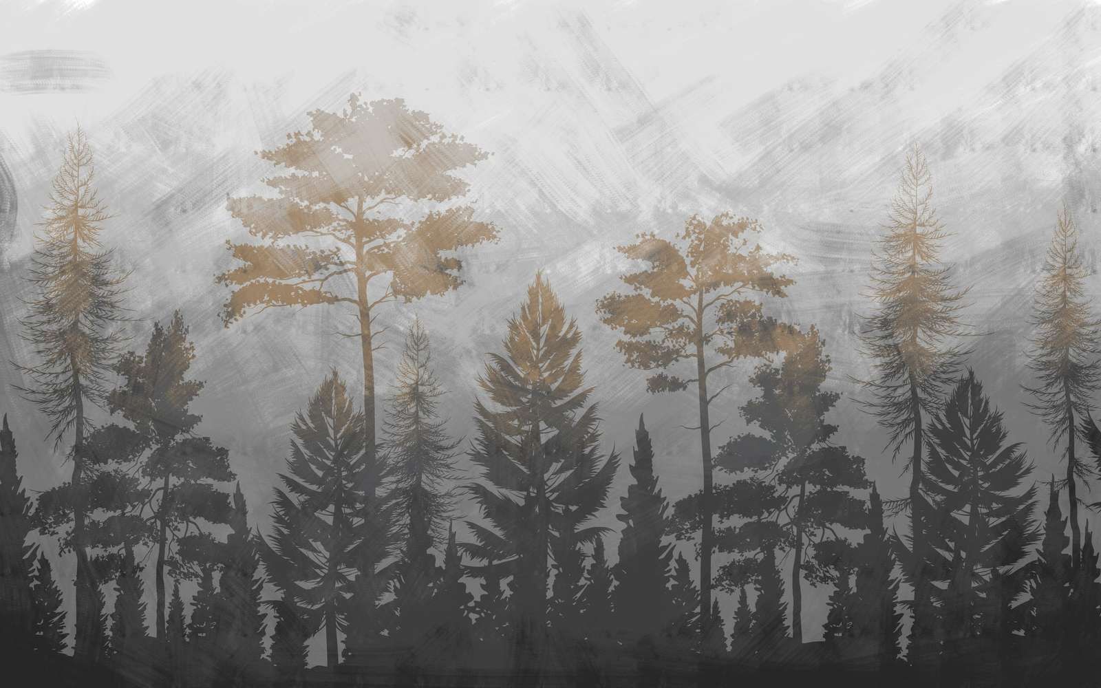 Murmure Abstrait de la Forêt Murmure Abstrait de la Forêt