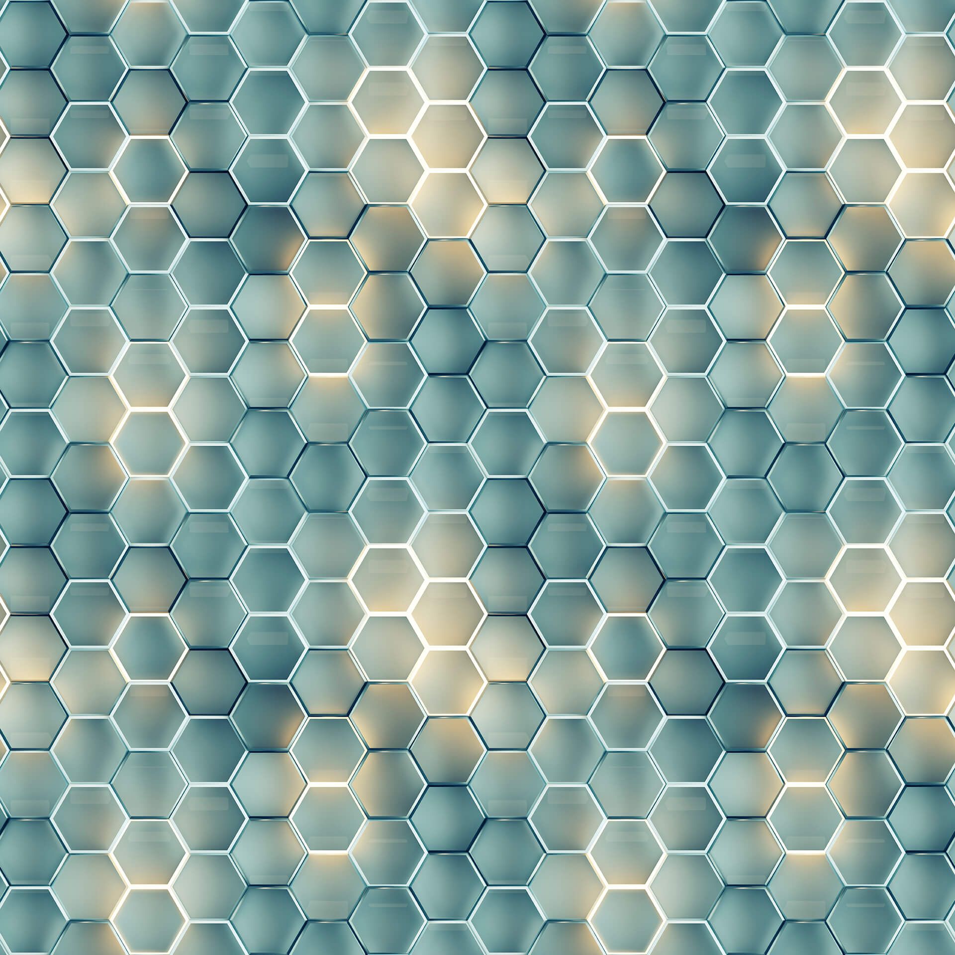 Hexagones Scintillants