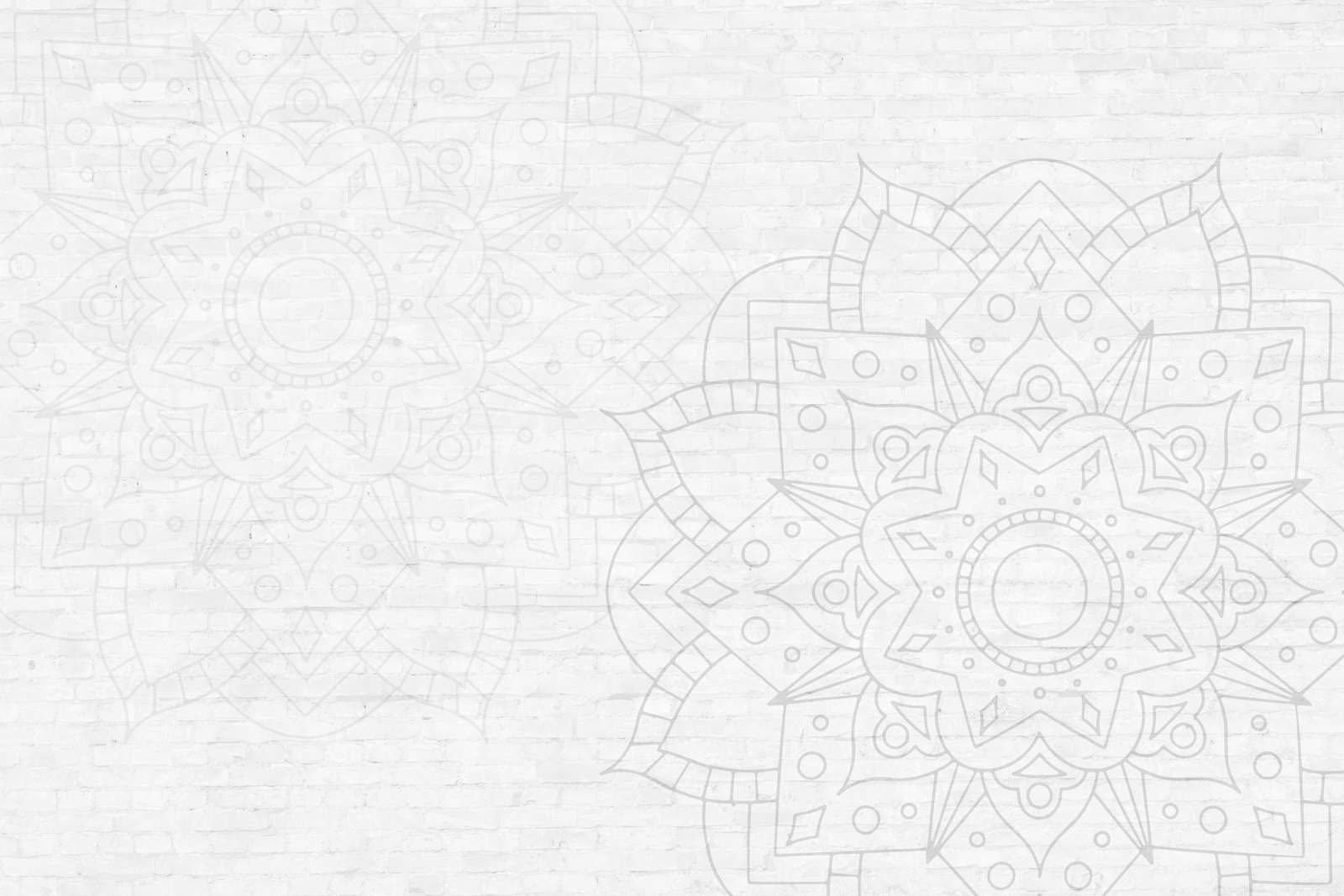 Mandala géométrique subtil