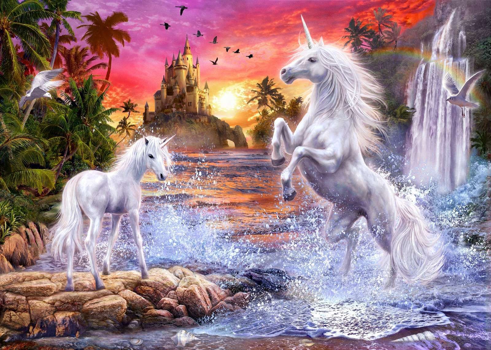 Unicorn Waterfall Sunset Unicorn Waterfall Sunset