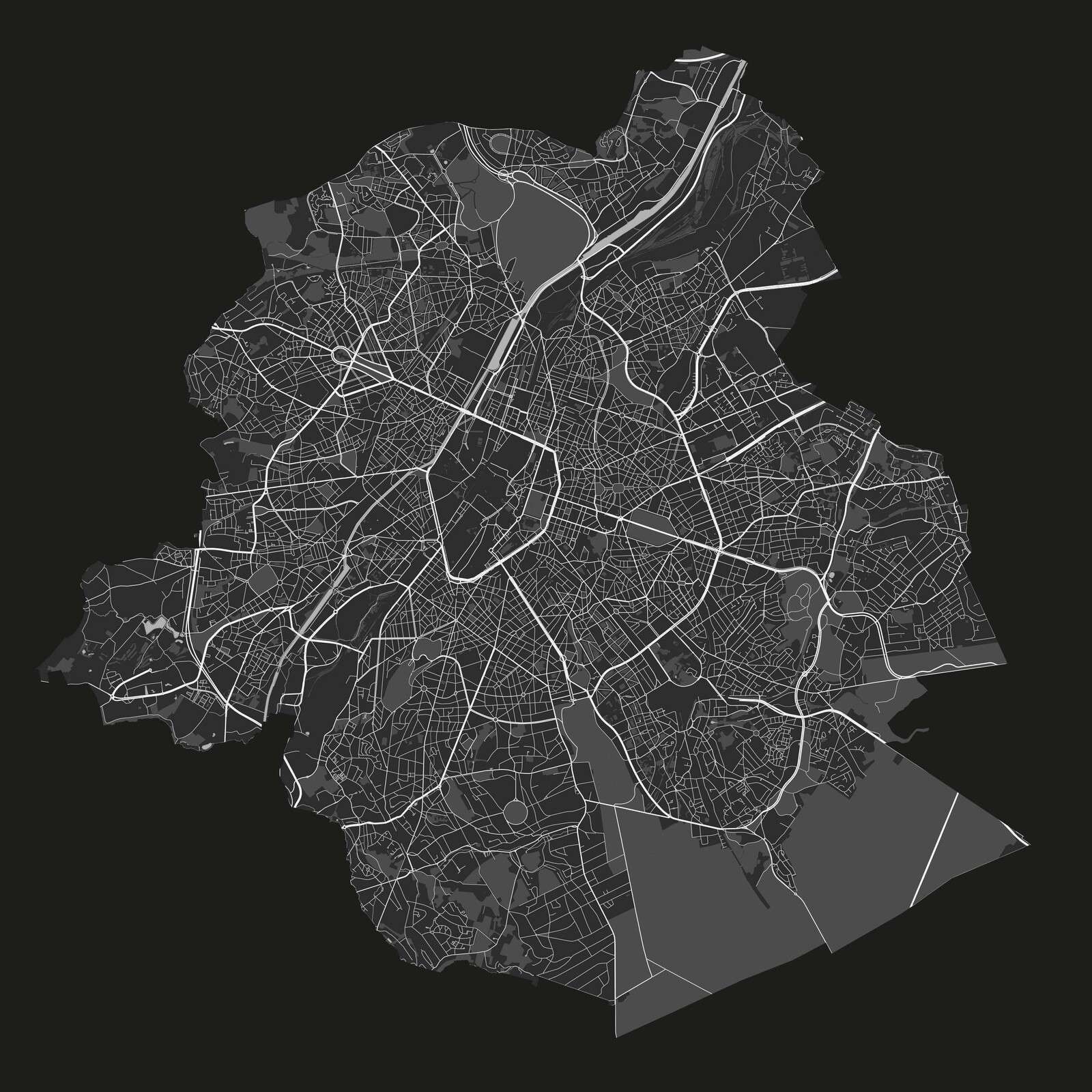 Carte de Bruxelles