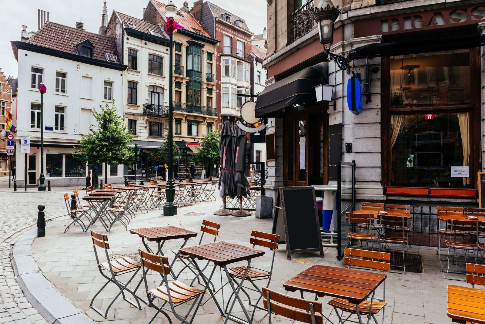 Brasserie au centre de Bruxelles