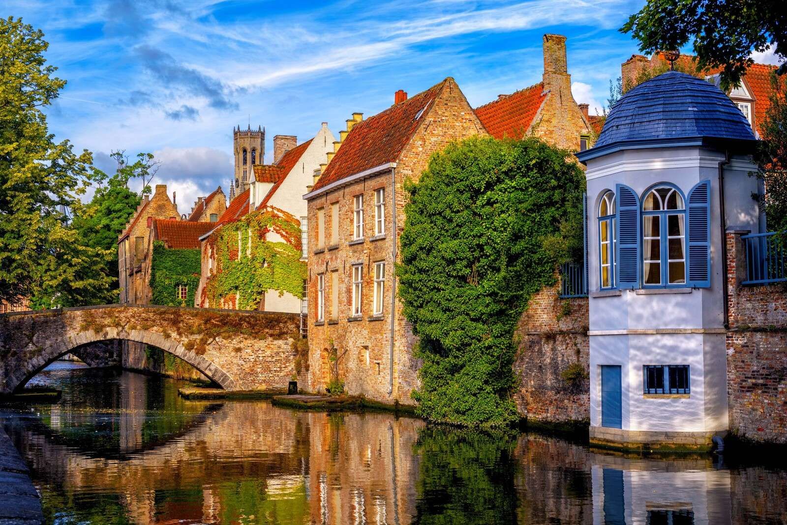 Maisons historiques en briques Bruges