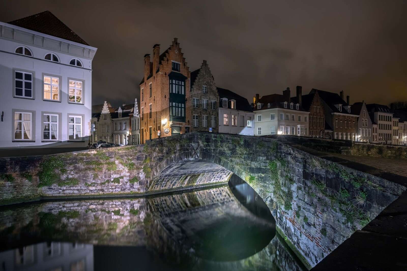 Pont de Bruges le soir