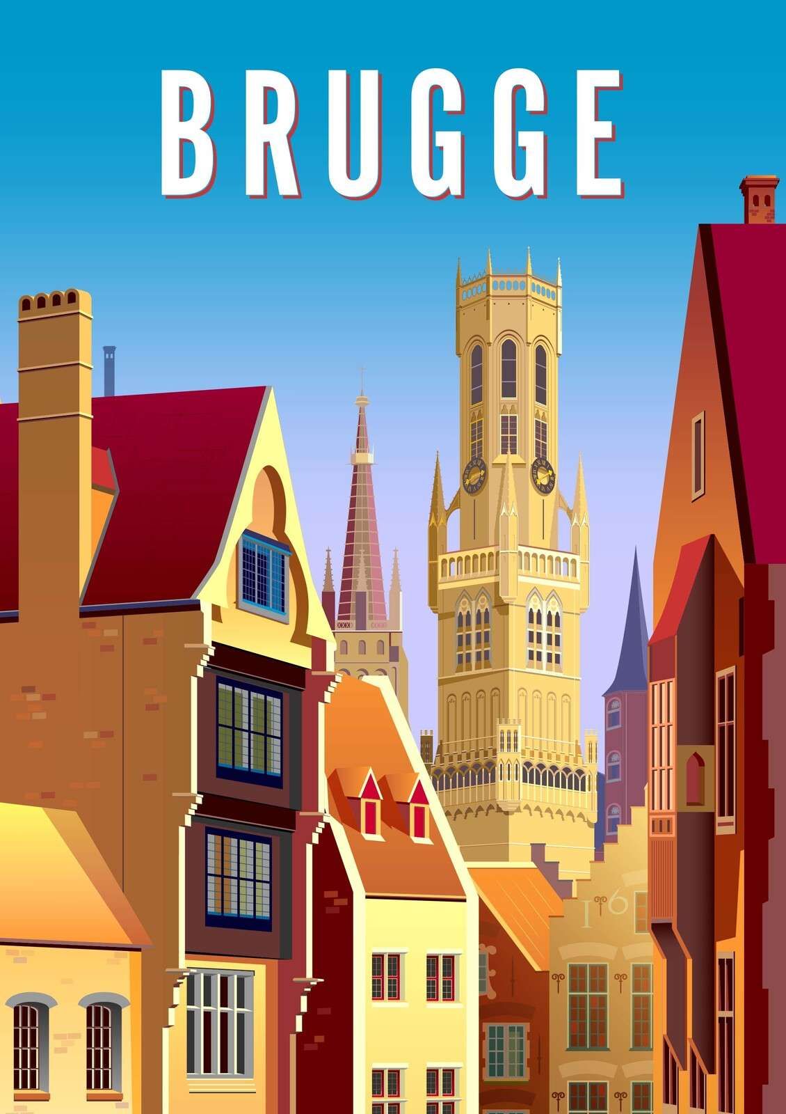 Affiche de Bruges