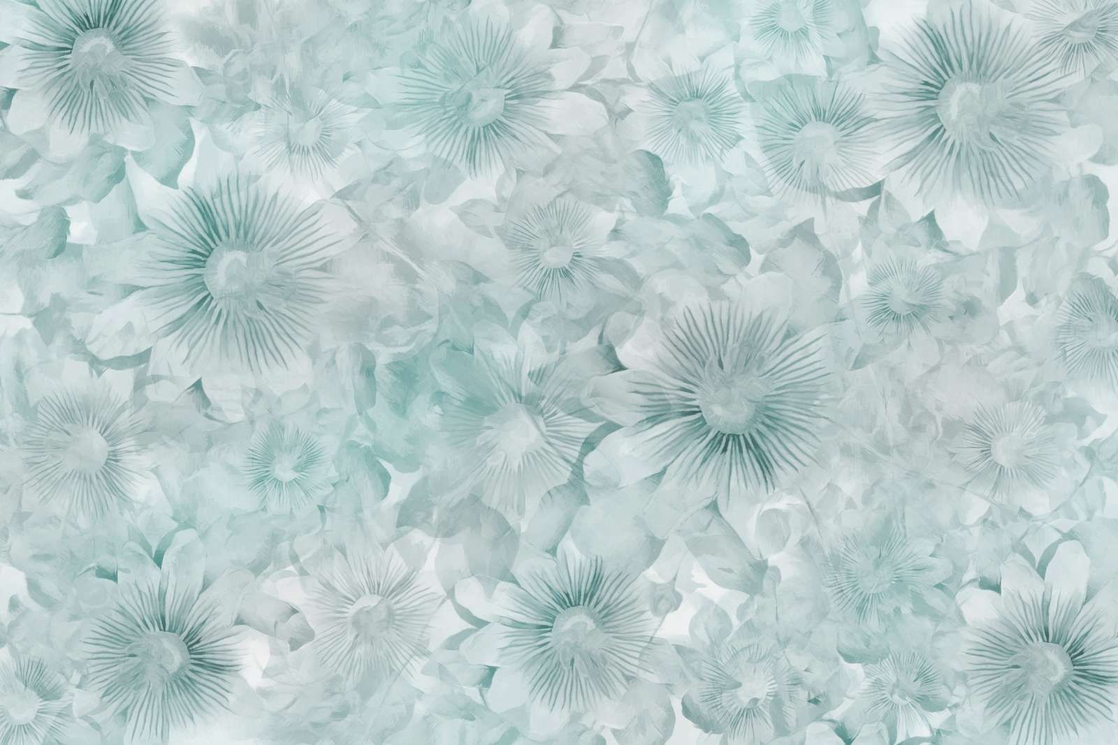 Élégance Botanique Aquarelle Menthe Glacée
