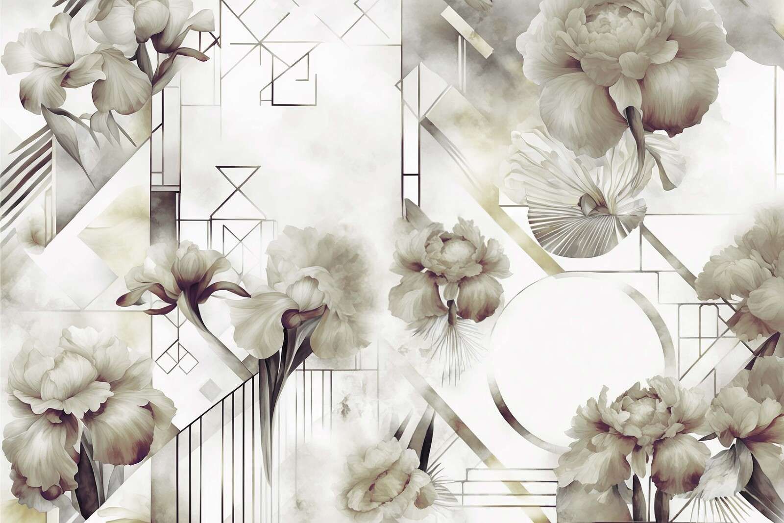 Géométrie Aquarelle Sable