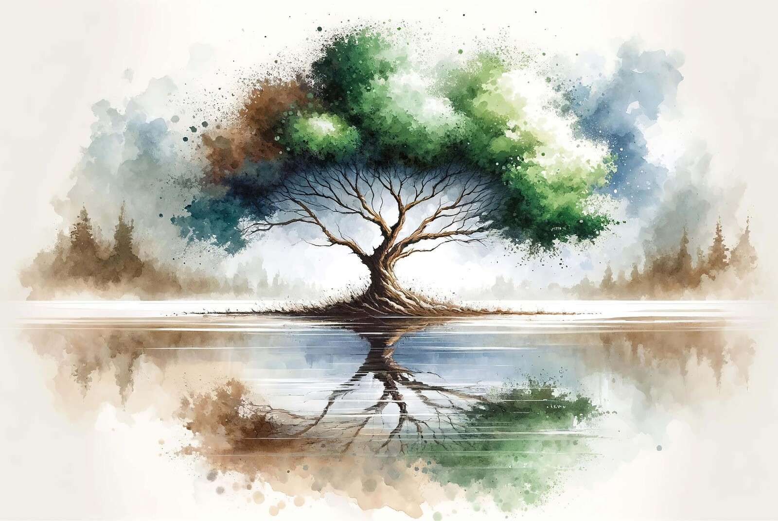 Sérénité dans la nature