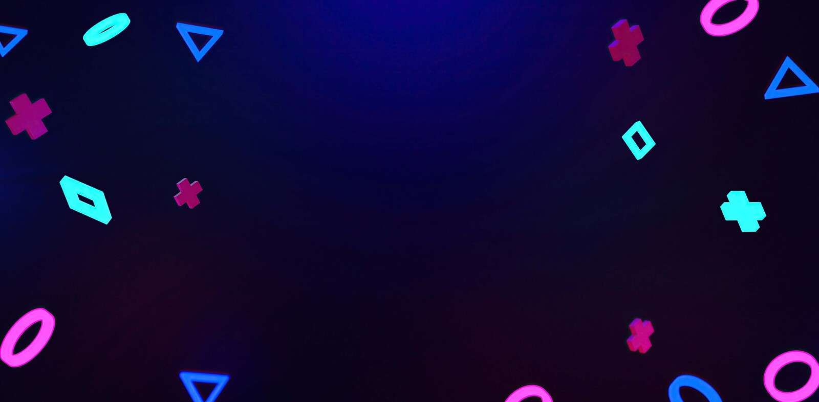 Symboles de Gamer Néon