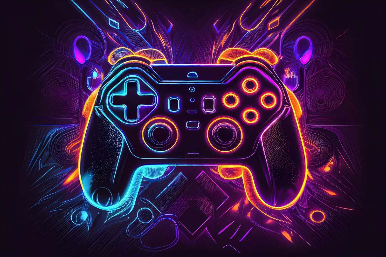 Neon Cyber Contrôleur