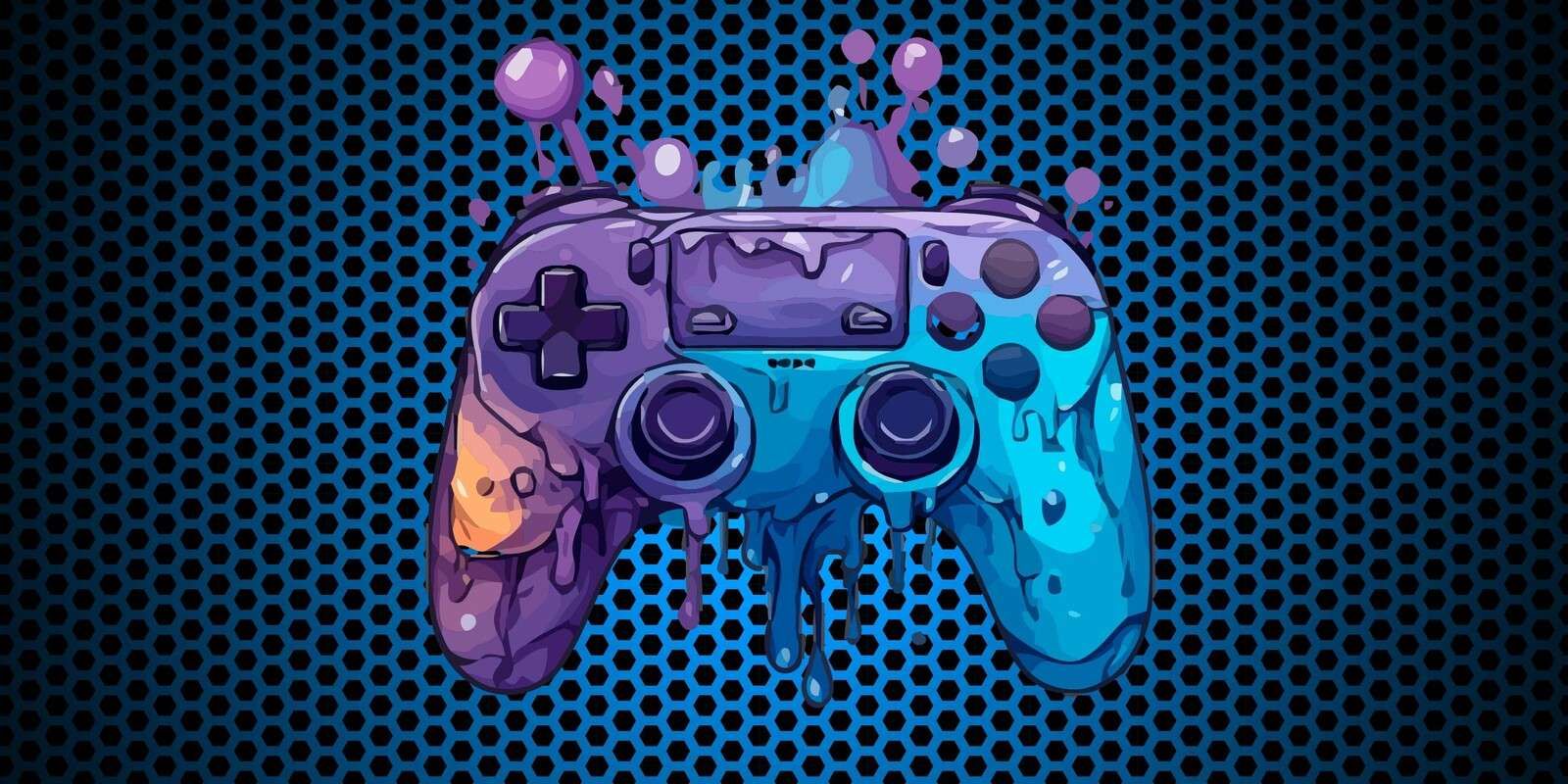 Manette de jeu fondante