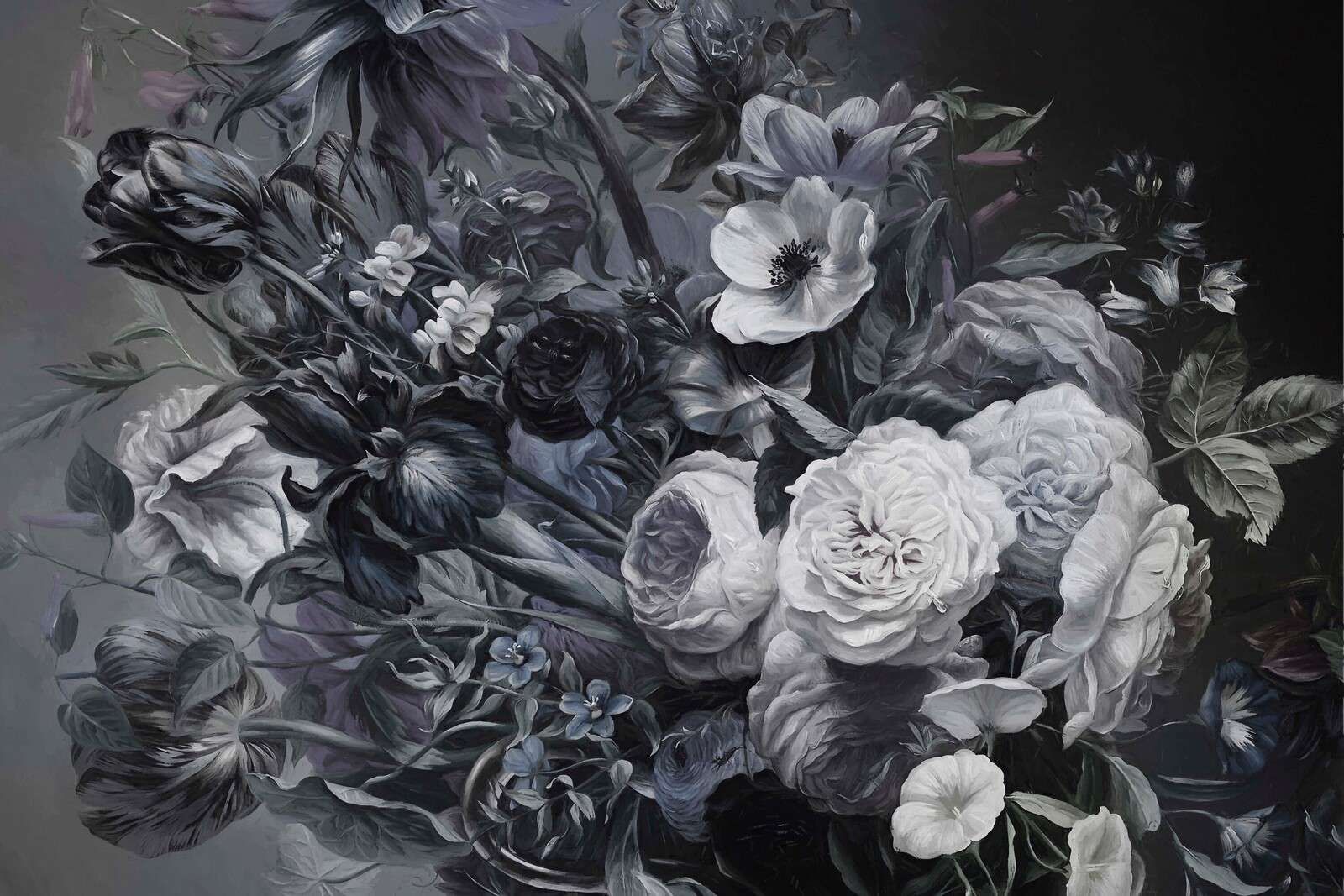 Grand bouquet gris