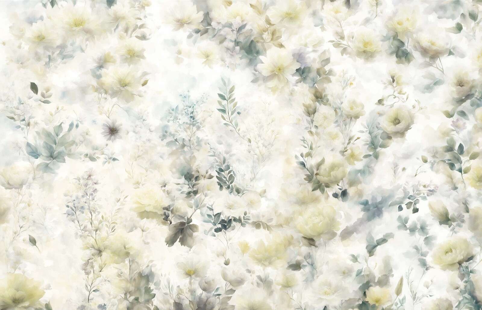 Ambiance florale délicate - beige Ambiance florale délicate - beige