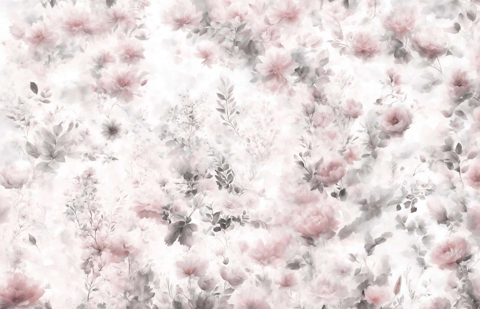 Ambiance florale délicate - rose