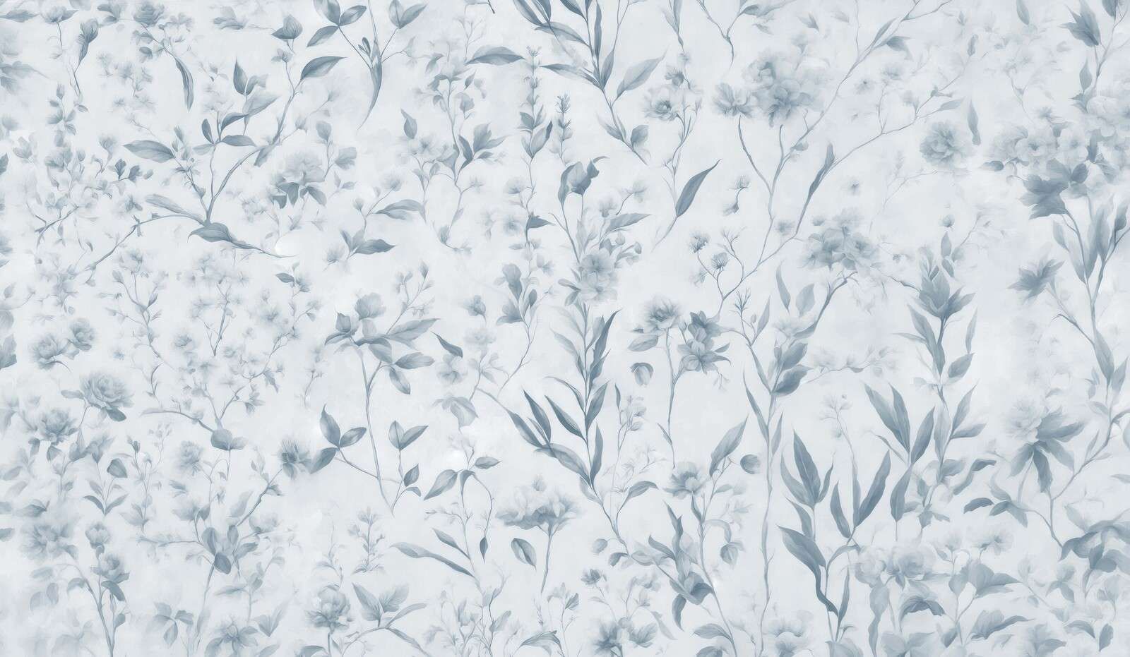 Herbier délicat - bleu clair