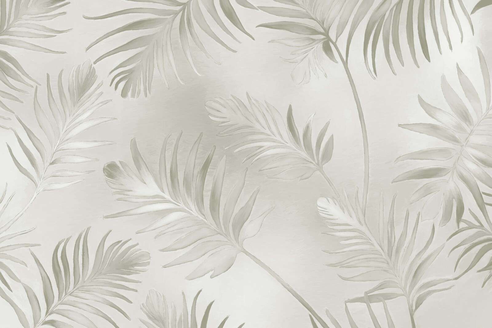 Feuilles dorées sur un blanc cassé foncé