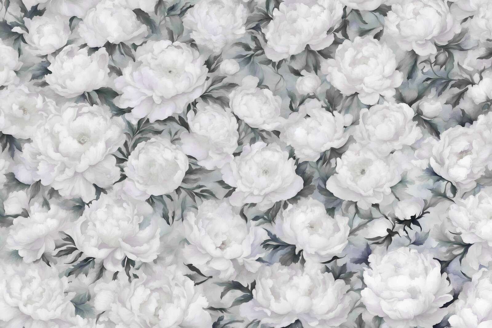 Mur Bleu de Pivoine