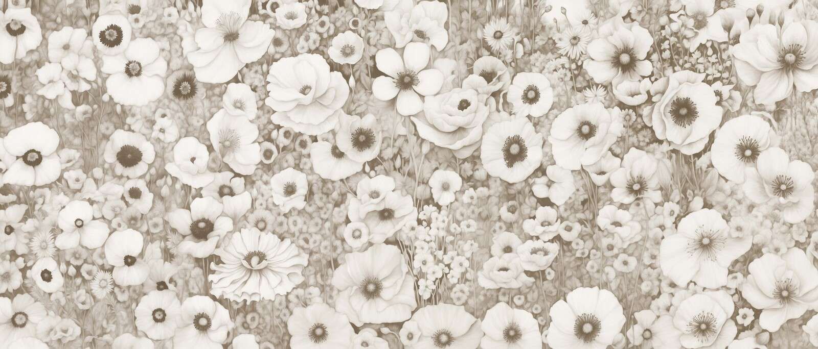 Conte de coquelicot monochrome jaune