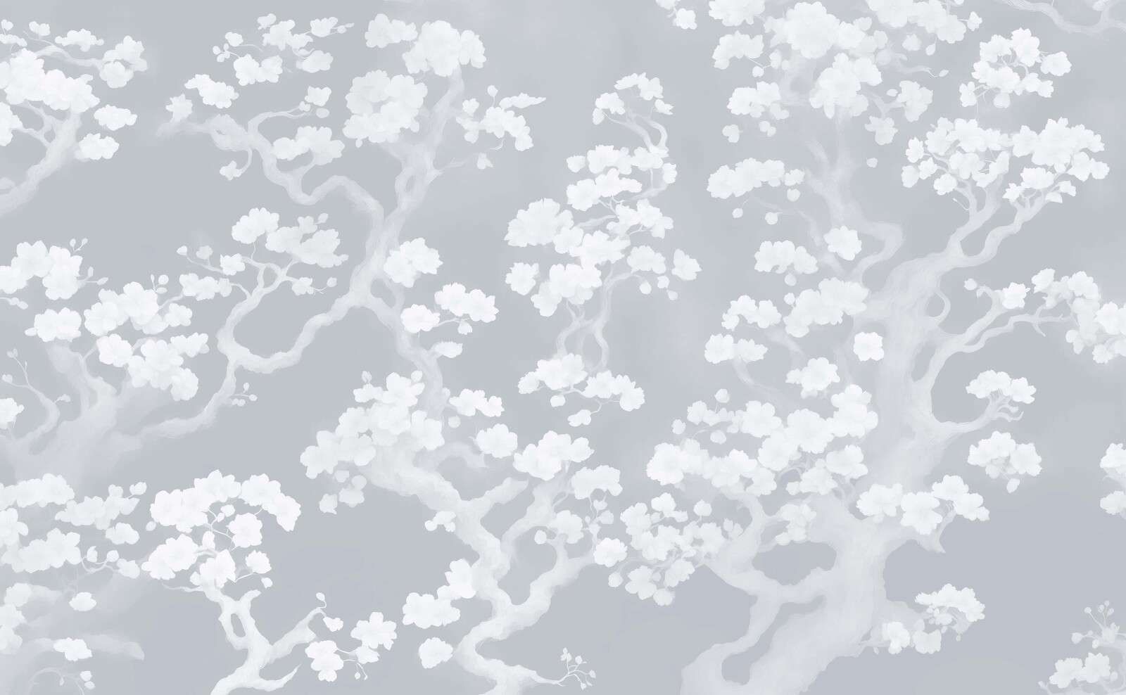 Forêt en fleurs merveilleuse - bleue