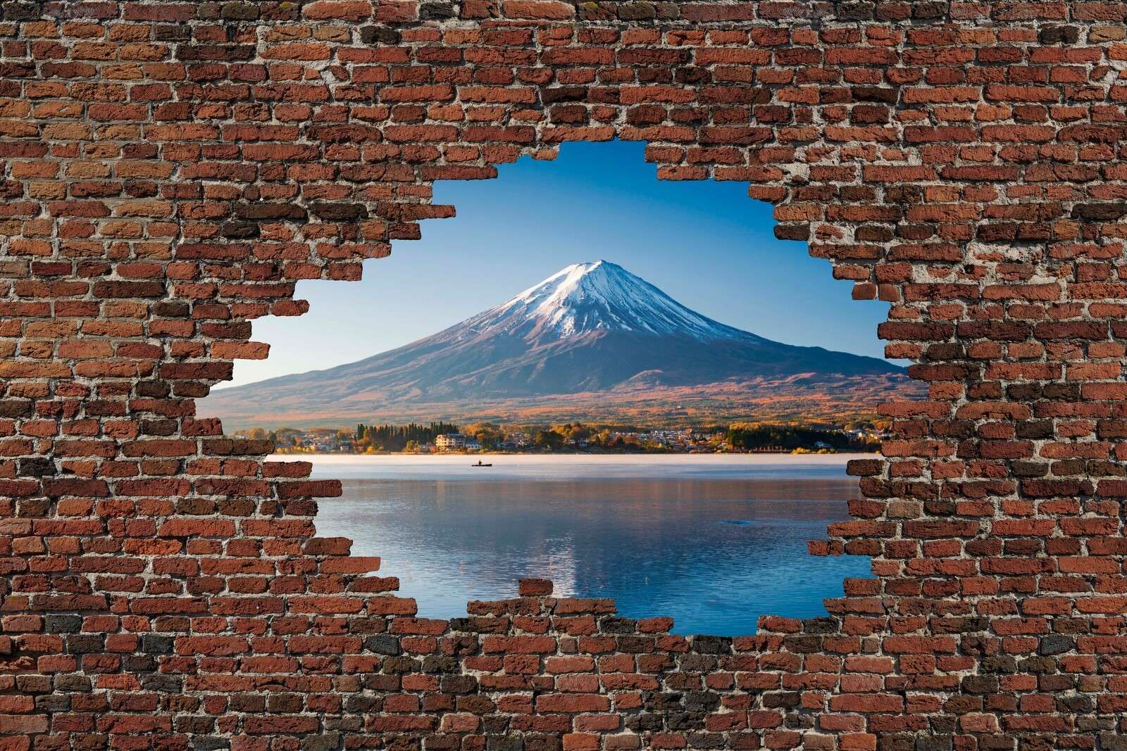 Vue sur le mont Fuji