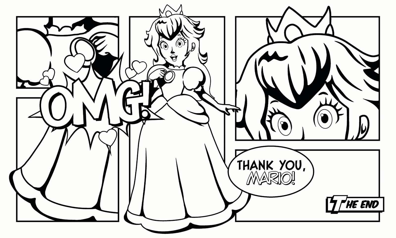 Moment de princesse en bande dessinée