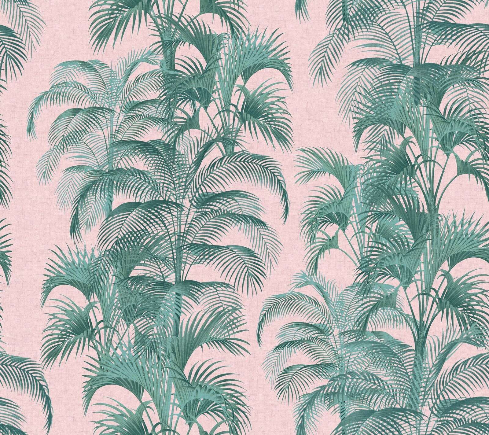 Palmiers tropicaux en rose poudré