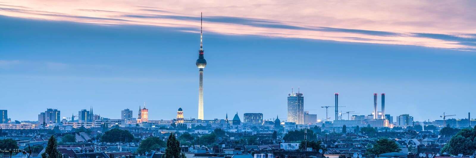 Matin bleu sur Berlin