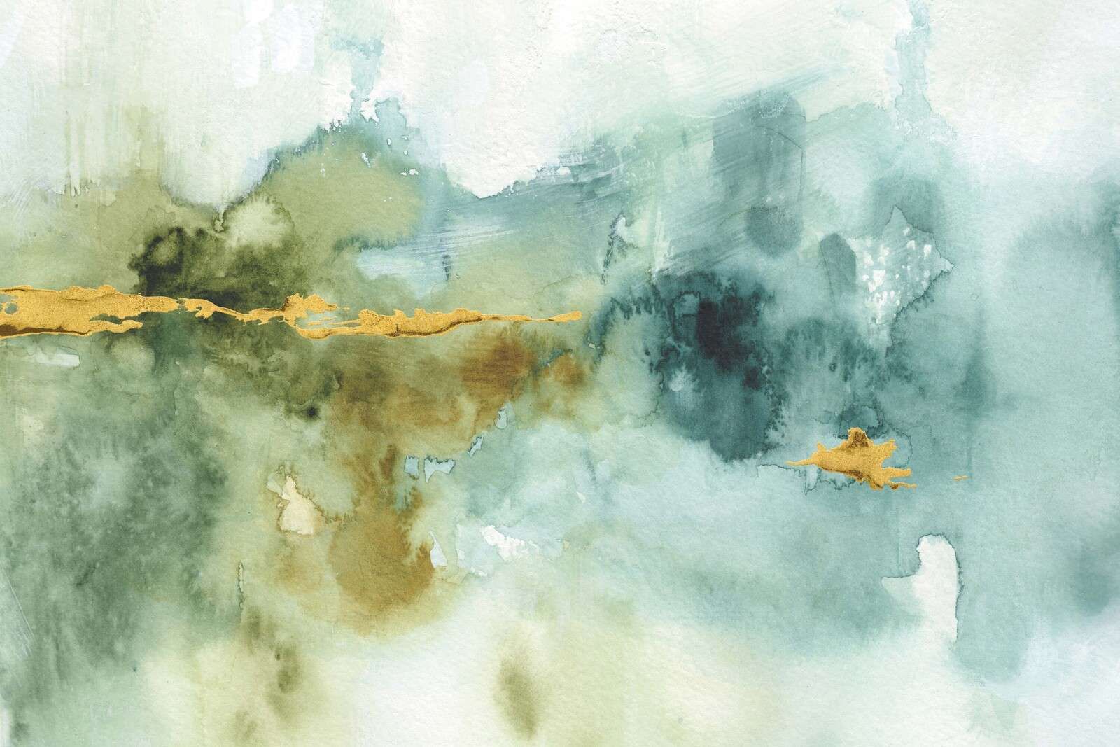 Eau vieillie avec une ligne dorée