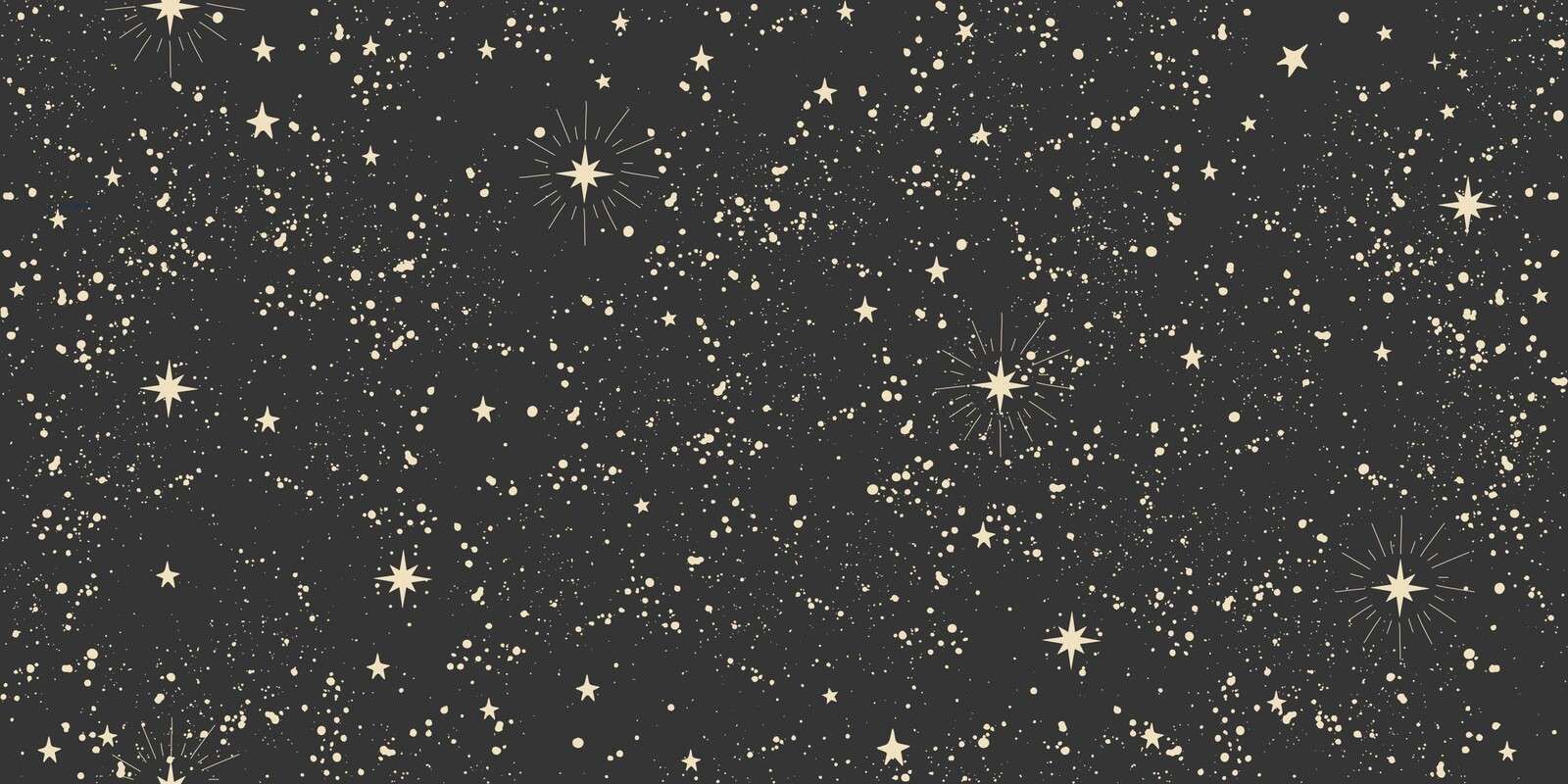 Étoiles dorées dans la lueur nocturne