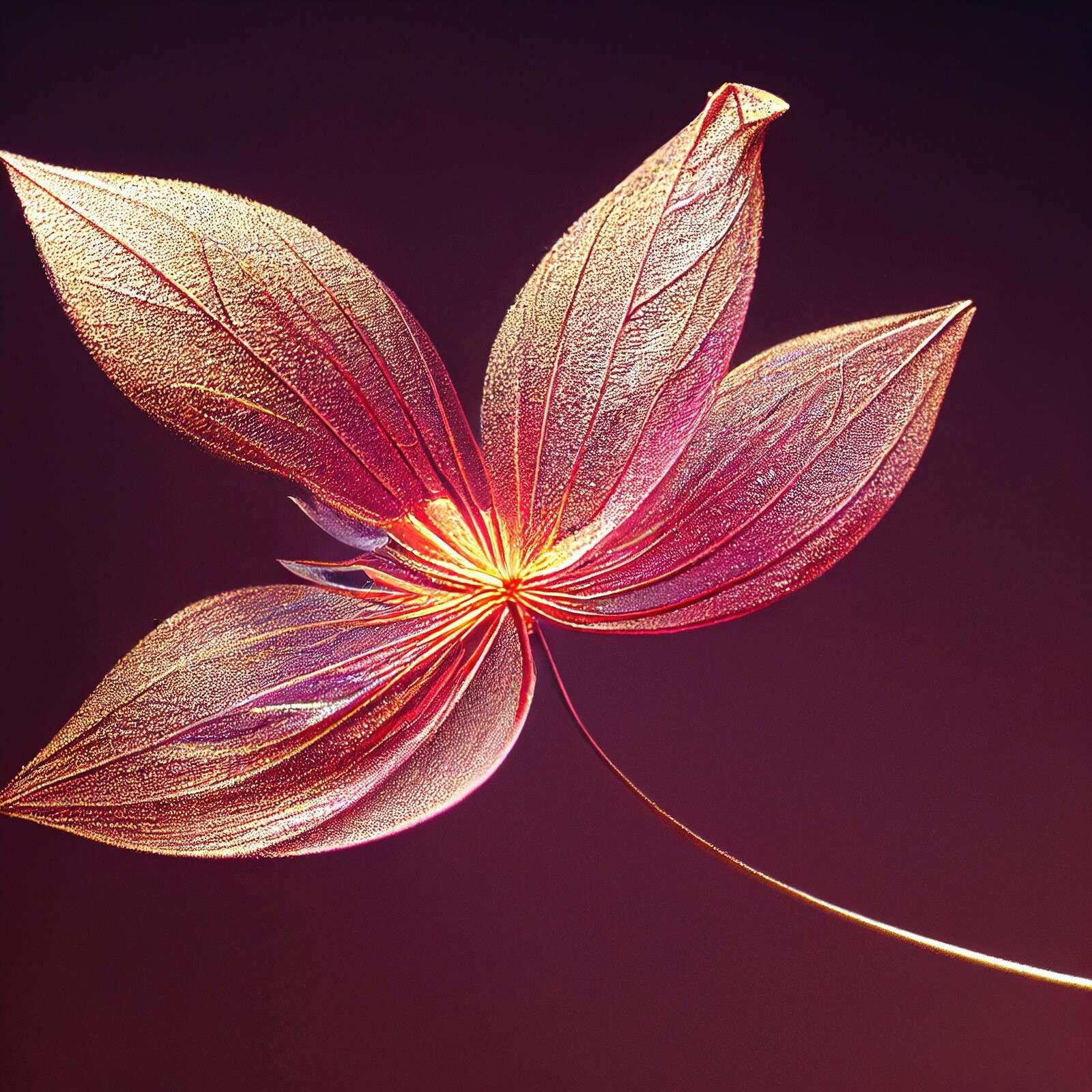 Fleur de Macro Delonix regia