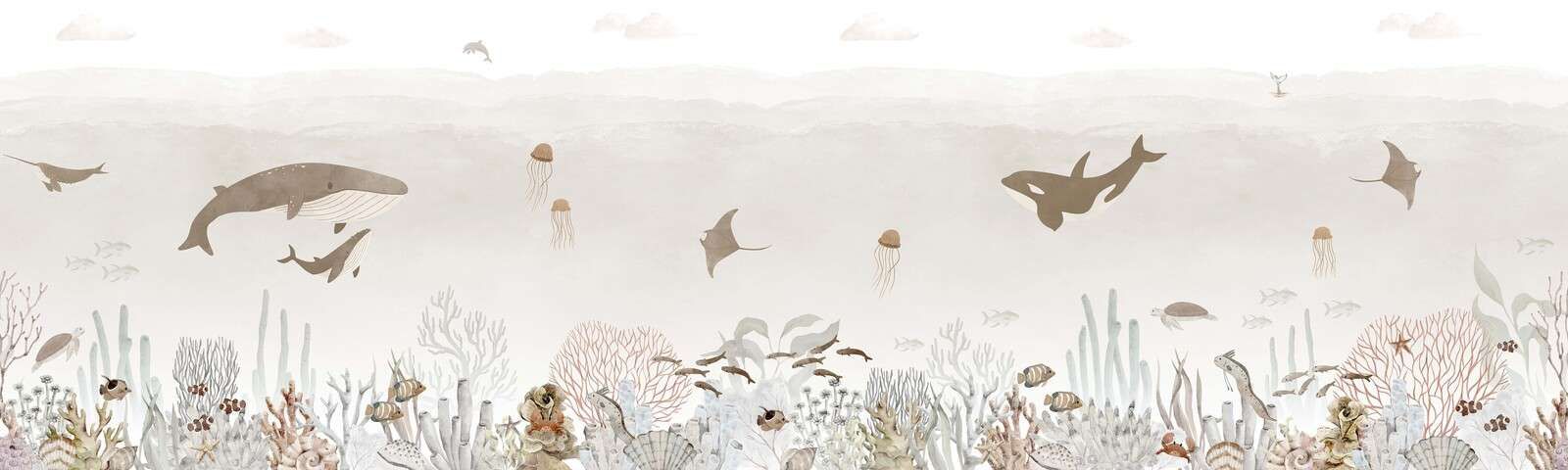 Sensationnel brun de mer - Panorama