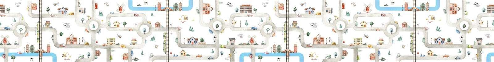 Ville des Véhicules - Panorama double