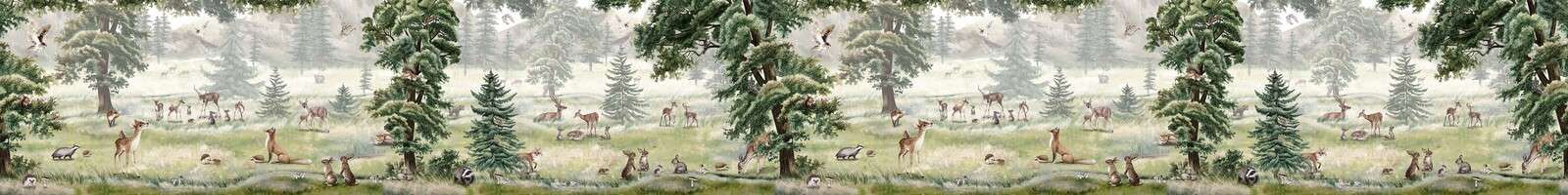 Forêt amusante - Panorama double