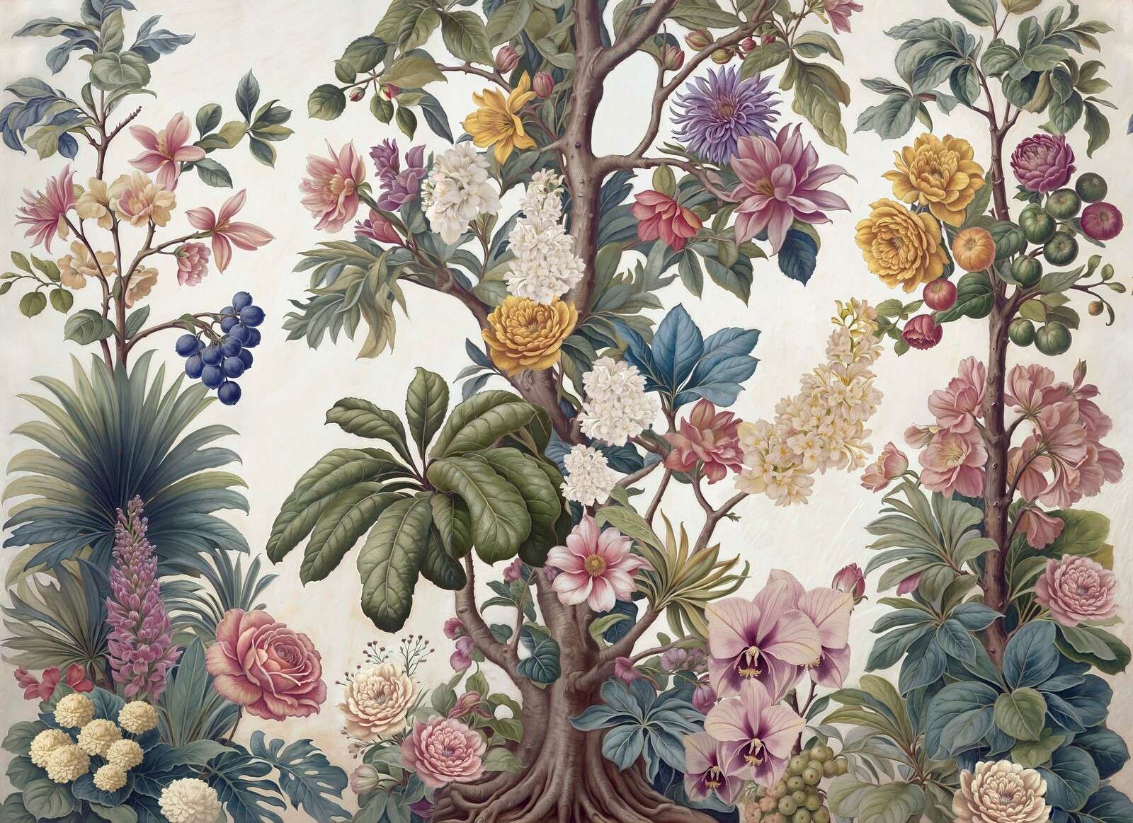 arbre botanique en fleurs