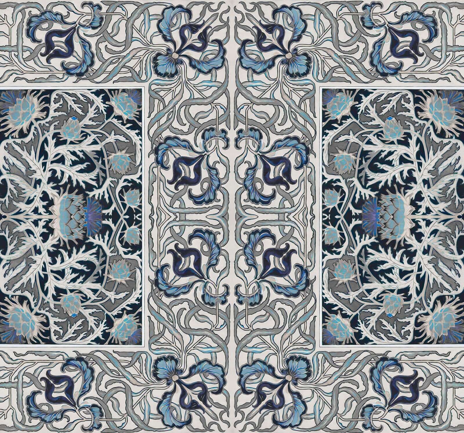 Fleurs ornementales de l’Art nouveau