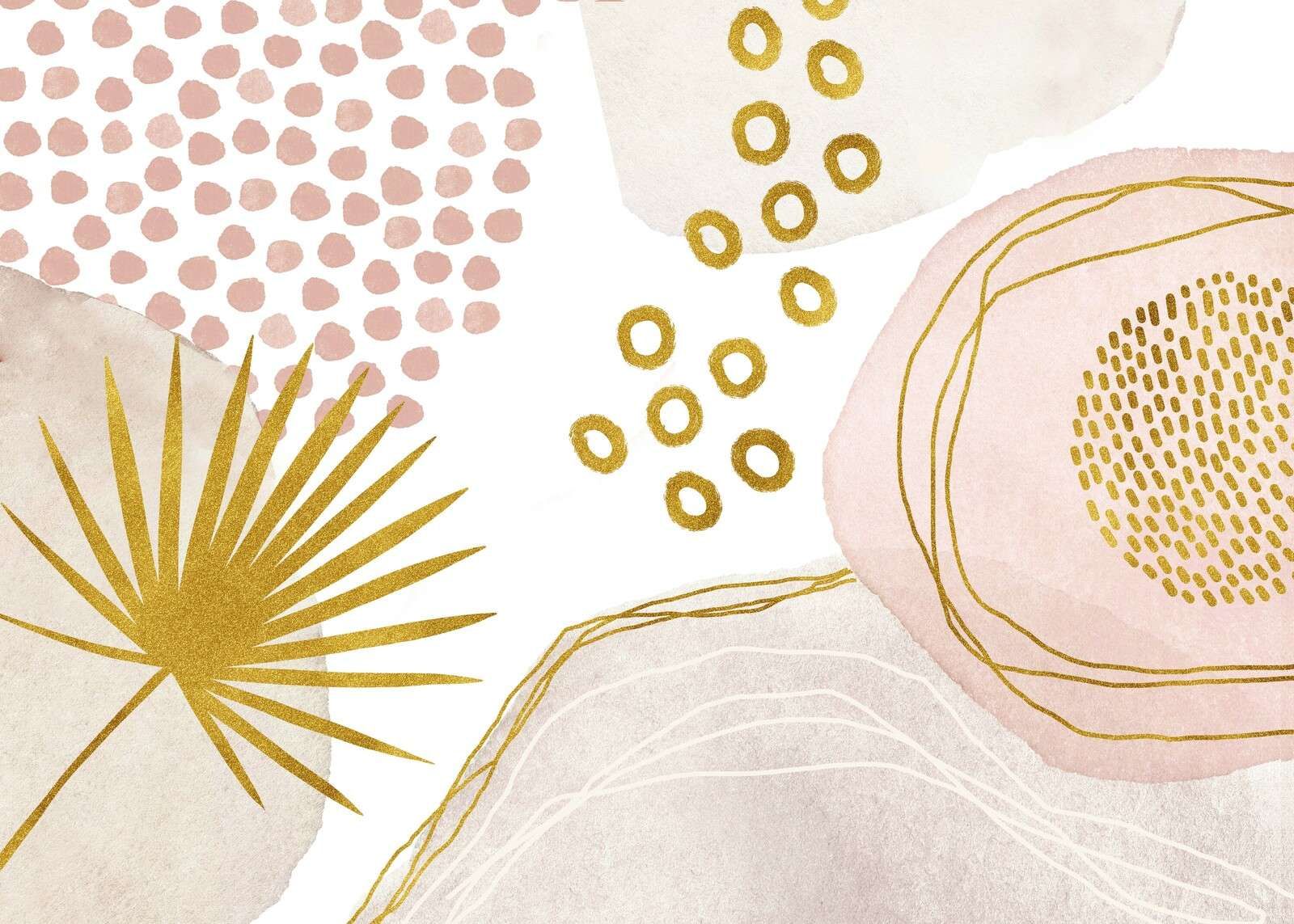 Vibes tropicales bohème glamour doré