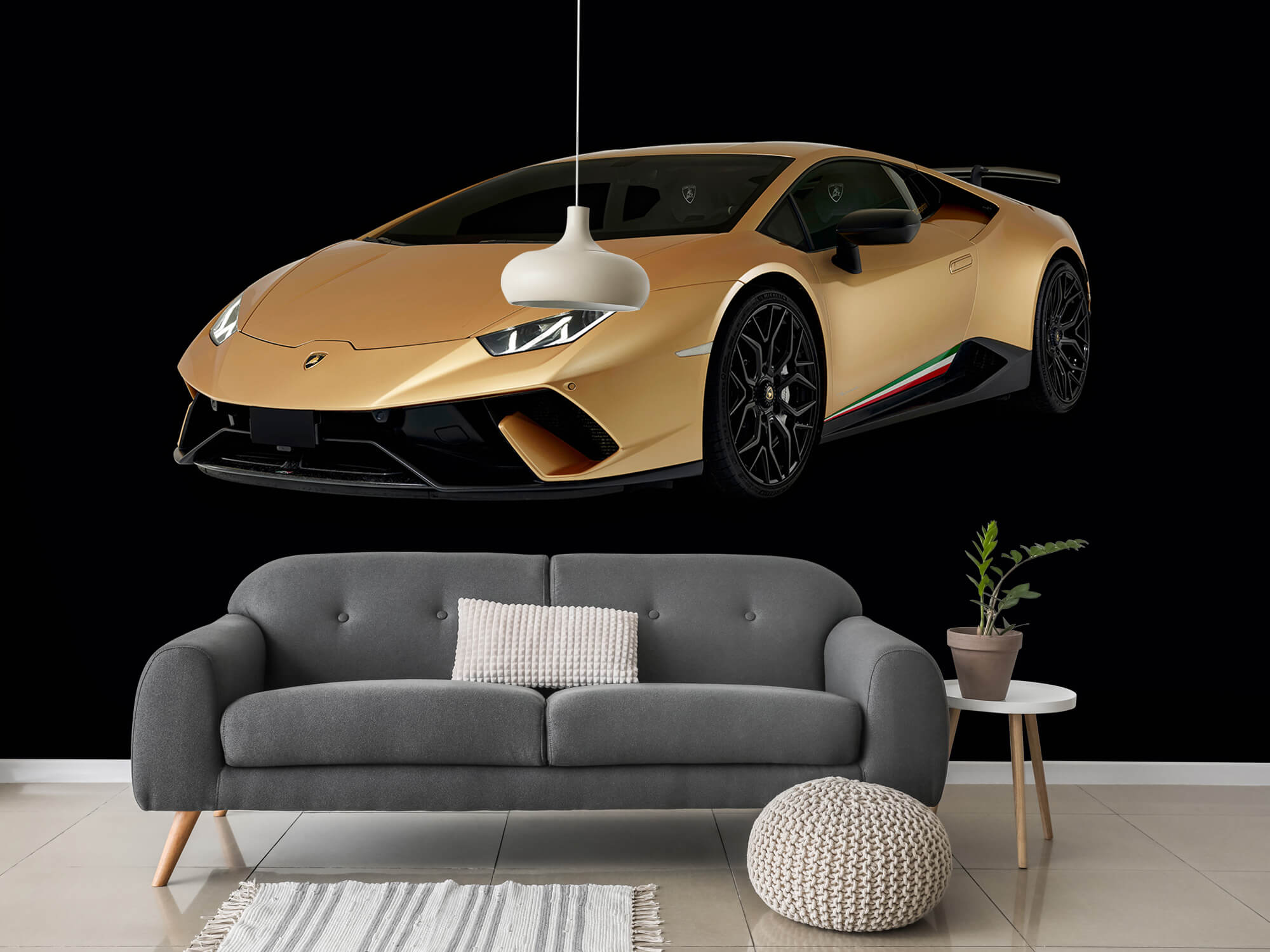Wallpaper Lamborghini Huracán - Avant droit, noir 15